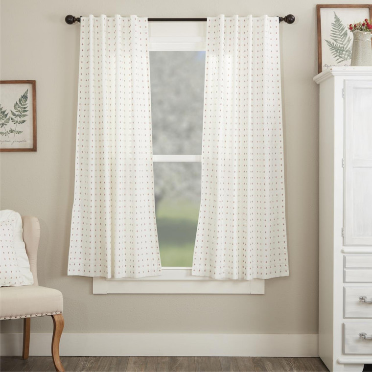 Abigail Short Curtain Pair - 840233903248