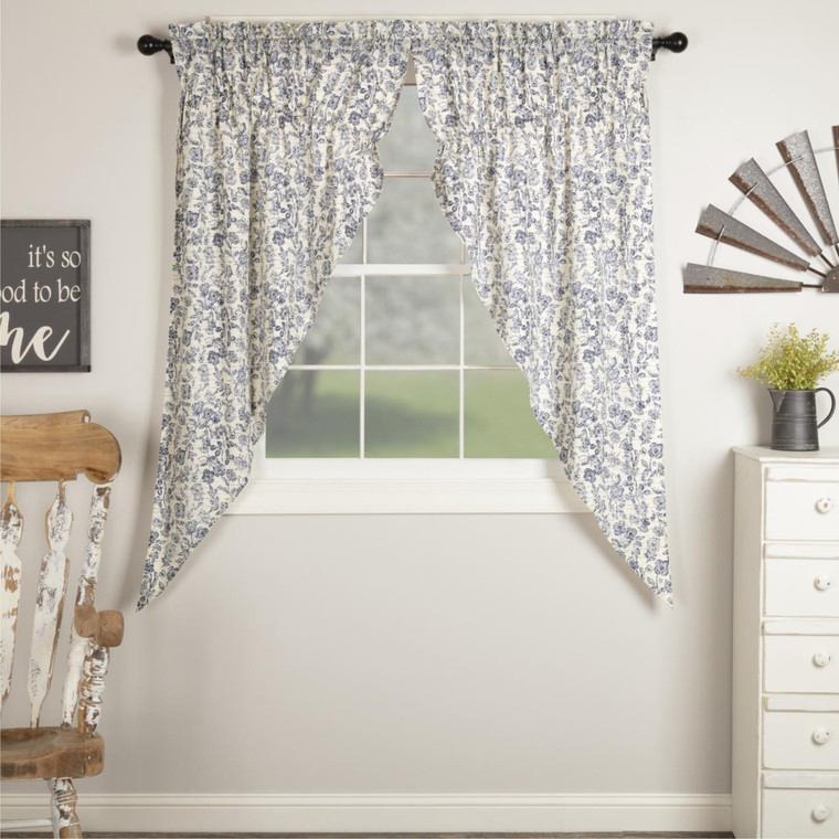 Doylestown Floral Prairie Short Curtain Pair - 840528185182