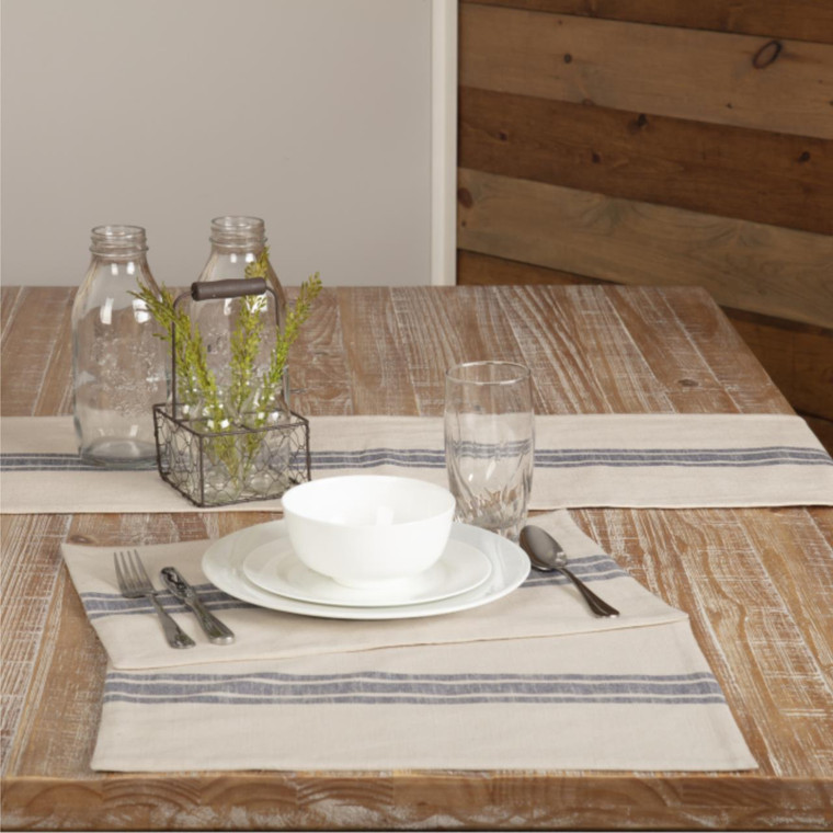 Market Place Blue Placemat Set of 4 - 840528188312
