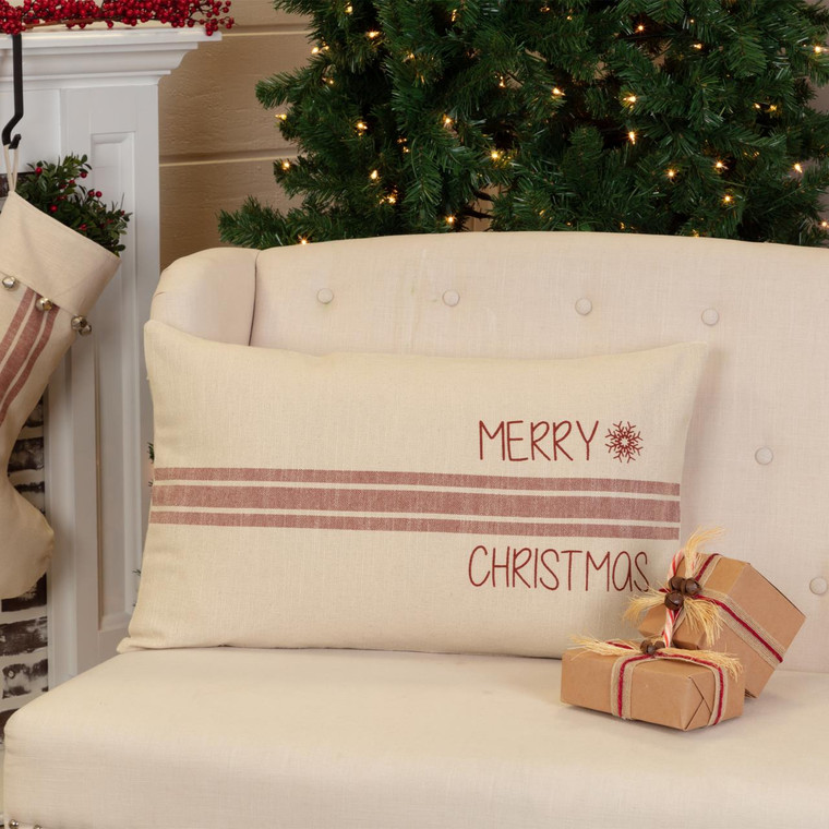 Sleigh Bells Ring Merry Christmas Pillow Cover - 840528195976