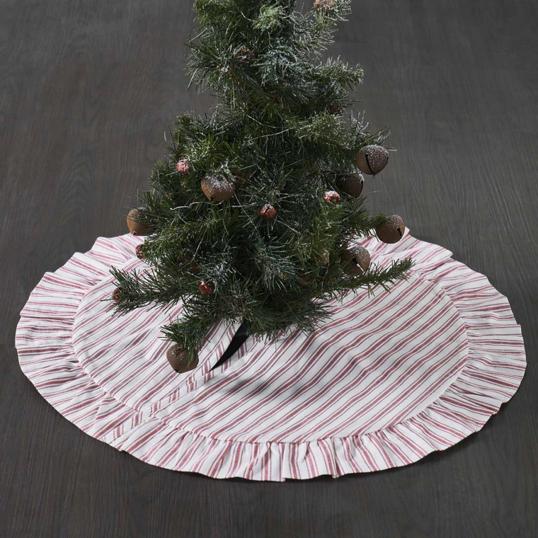 Timeless Ticking Red Mini Tree Skirt - 840233912486