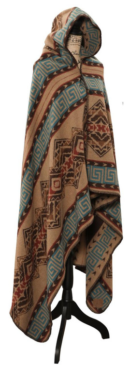 Bison Ridge III Hooded Throw Blanket - 650654098160