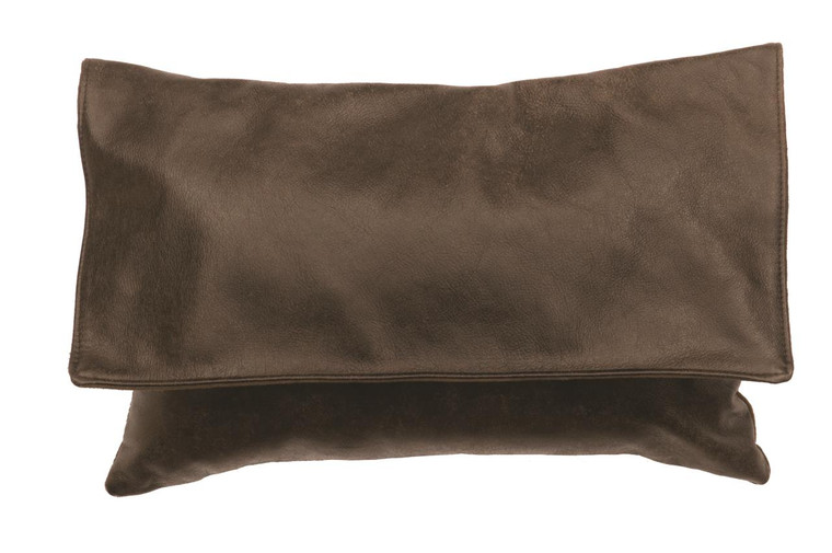 Hudson Earth Leather Pillow - 650654096951