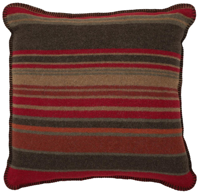 Hudson Garnet 20" Square Pillow - 650654099082