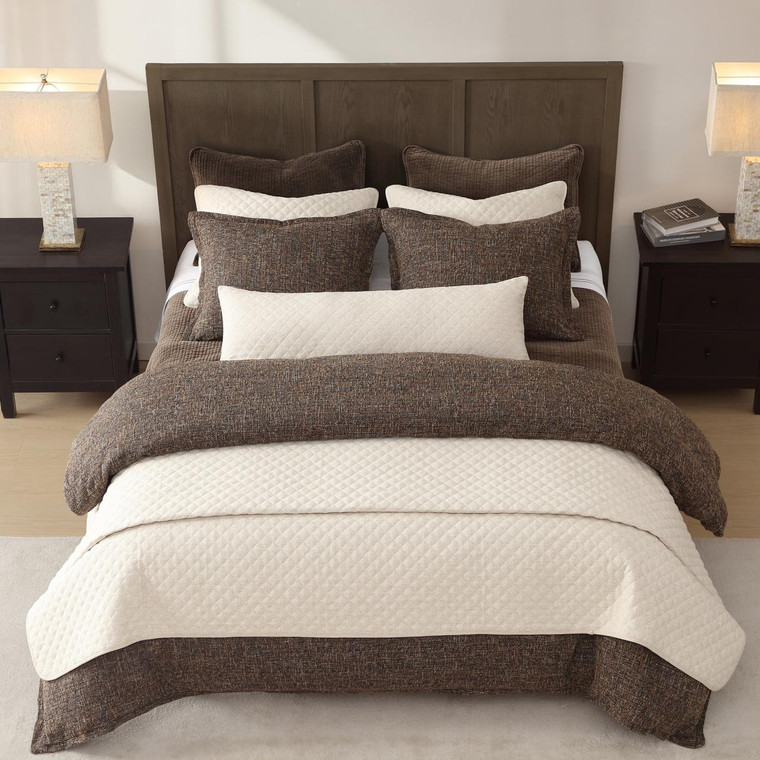 Farah Linen Blend Coverlet Set - 840118834698
