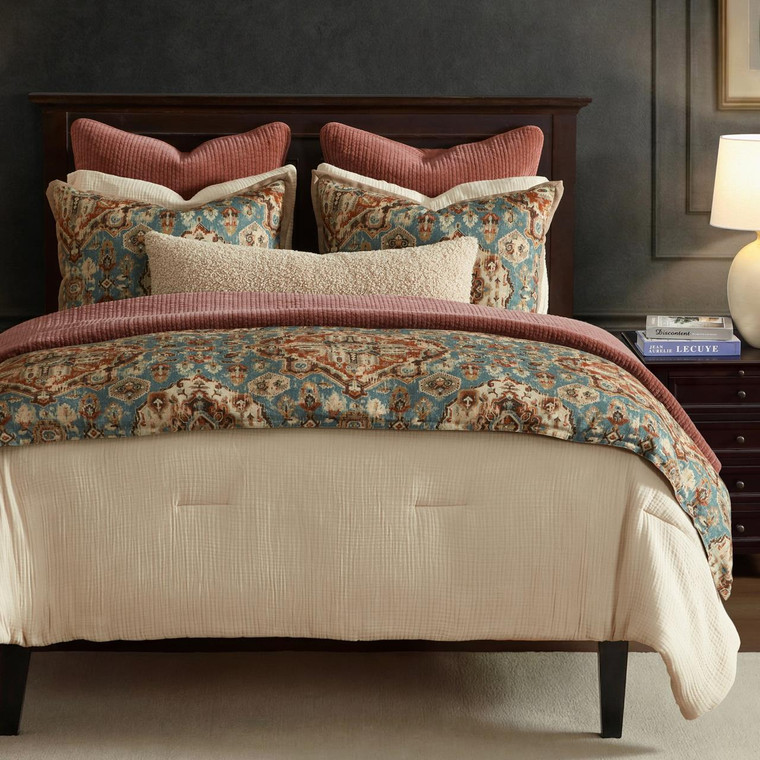 Carmen Kilim Teal Bedding Collection -