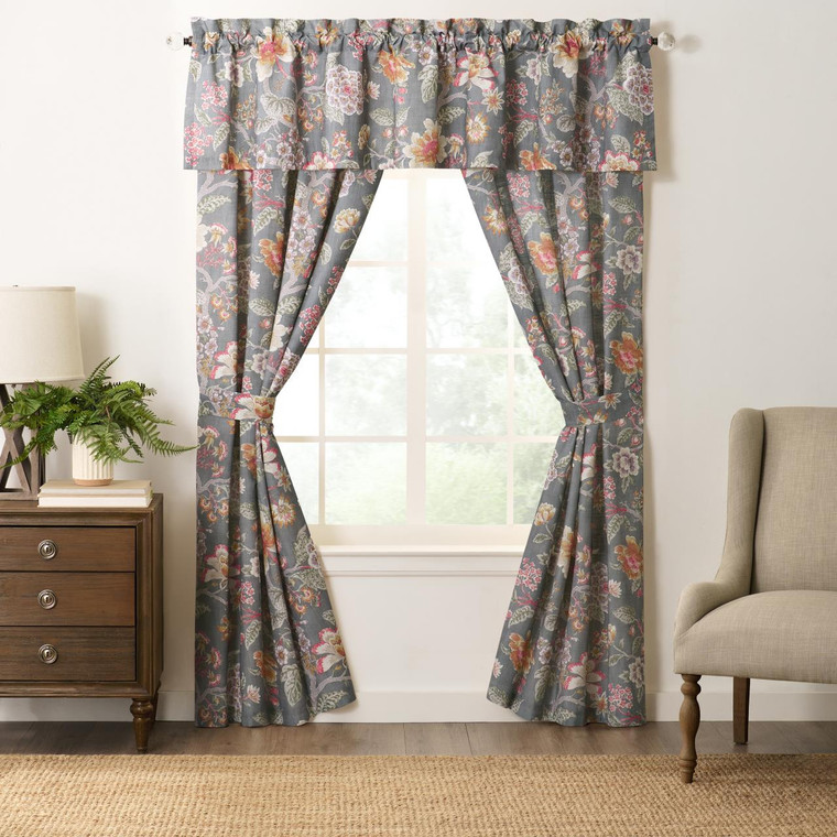 Mia Floral Tailored Window Valance - 885831032488