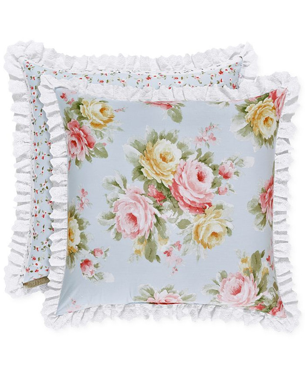 JQueen Piper & Wright Stella Blue 20" Square Pillow