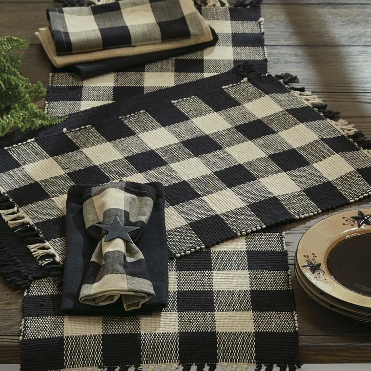 Wicklow Black Check Kitchen Textiles -