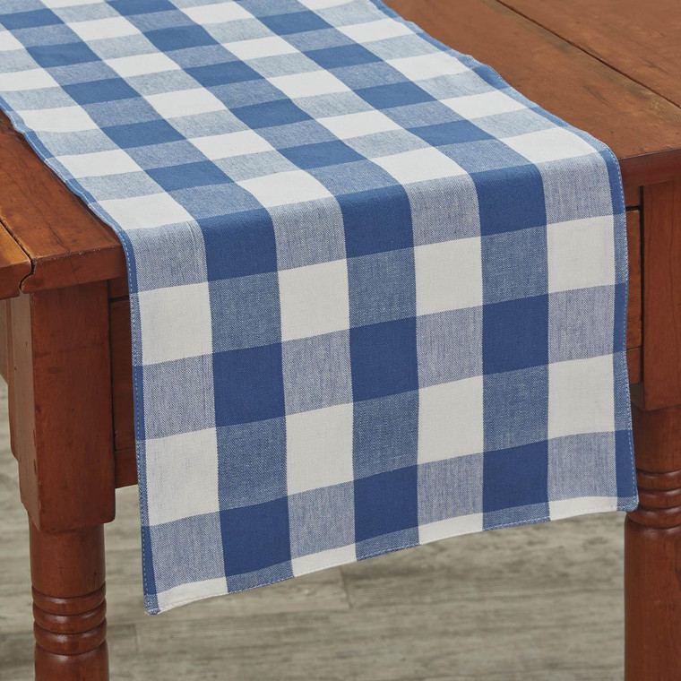 Wicklow China Blue Check Table Runner - 762242994997