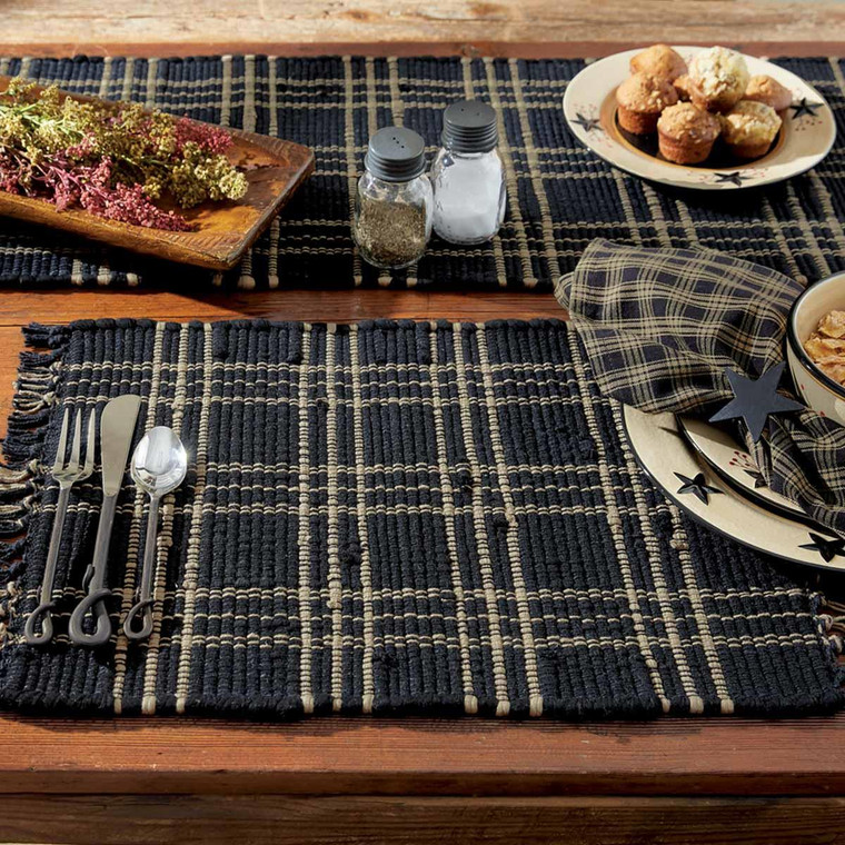 Sturbridge Black Kitchen Textiles -