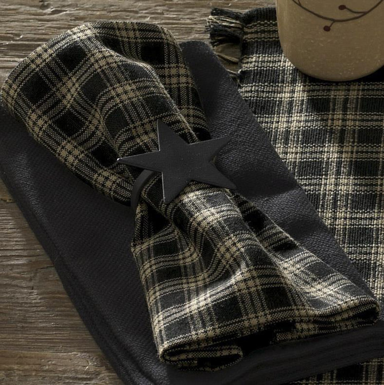 Sturbridge Black Napkin - 762242195301