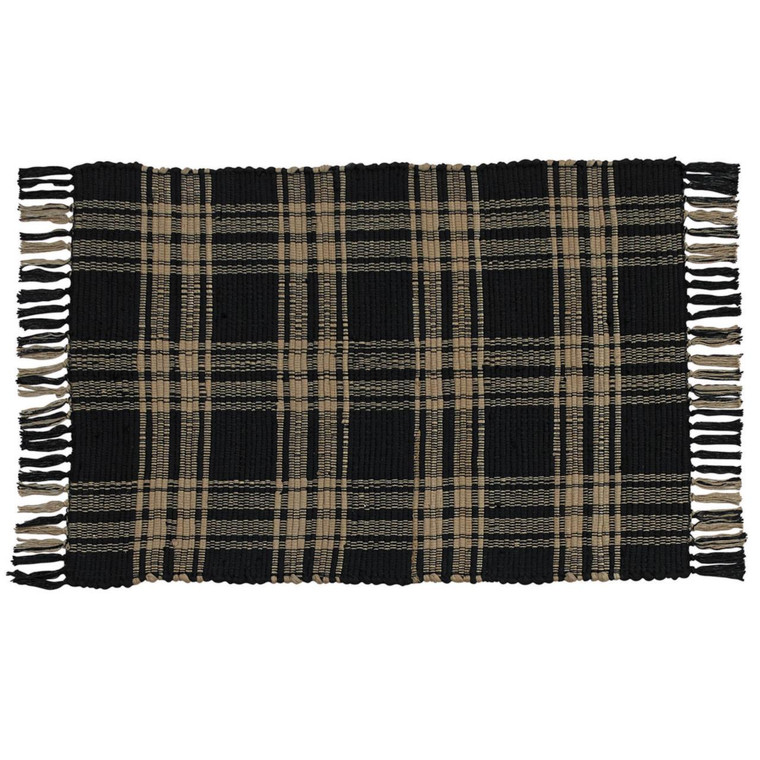 Sturbridge Black Rag Rug - 762242366817