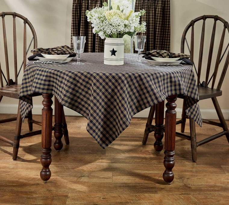 Sturbridge Black Tablecloth - 762242195318