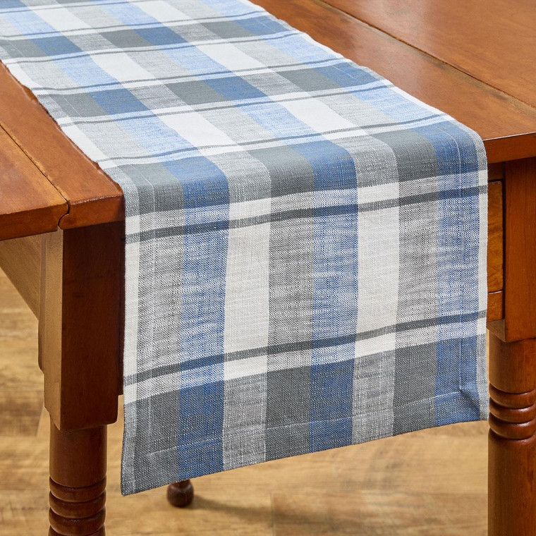 Waters Edge Plaid Table Runner - 762242084315