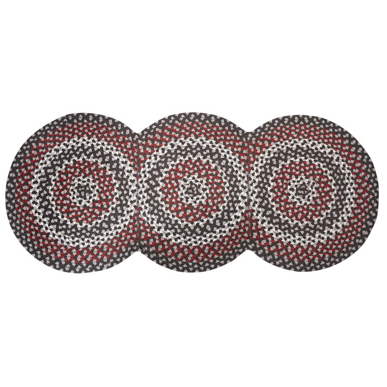 Limestone Braided Rug Runner - 762242033887