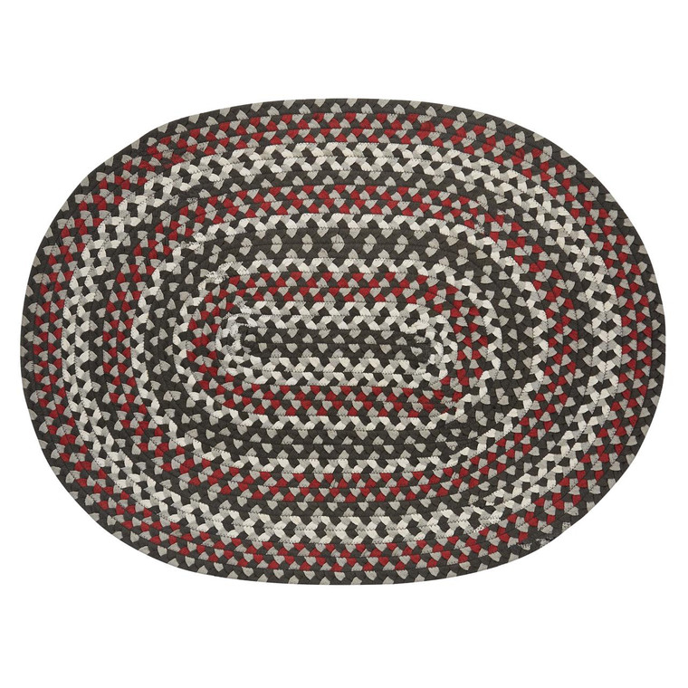 Limestone Braided Oval Rug - 762242033900