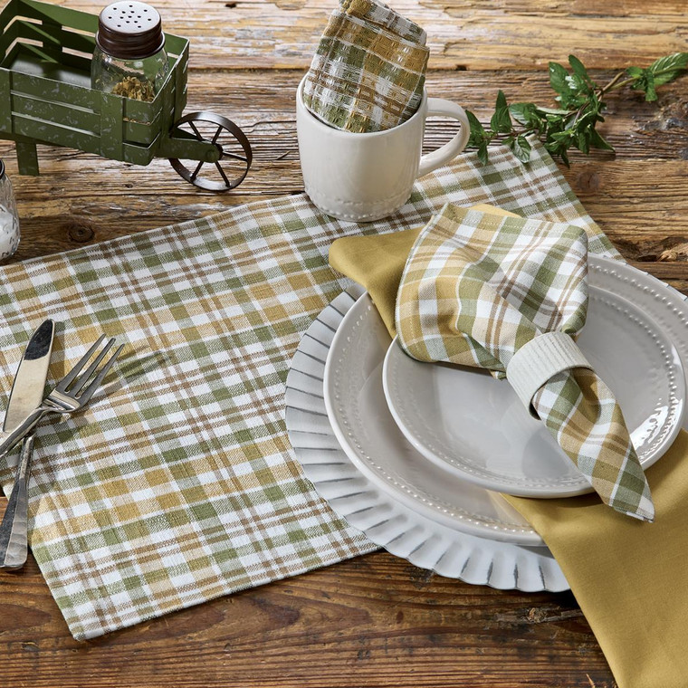 Farmstead Plaid Kitchen Textiles -