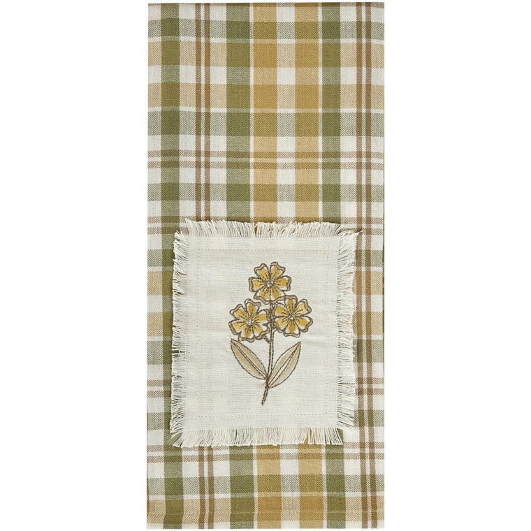 Farmstead Plaid Decorative Dishtowel - 762242074477