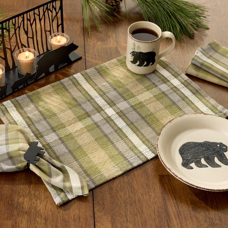 Boulder Lodge Plaid Kitchen Textiles -