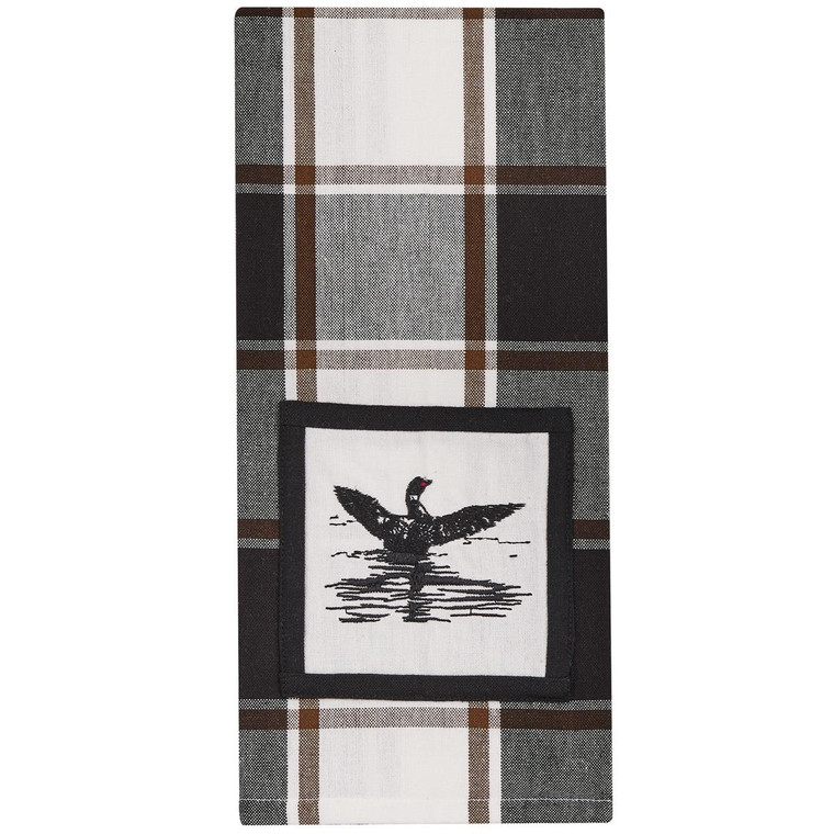 Hixon Loon Dishtowel - 762242065376