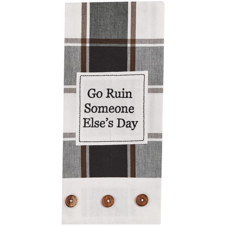 Hixon Button Dishtowel - 762242065383