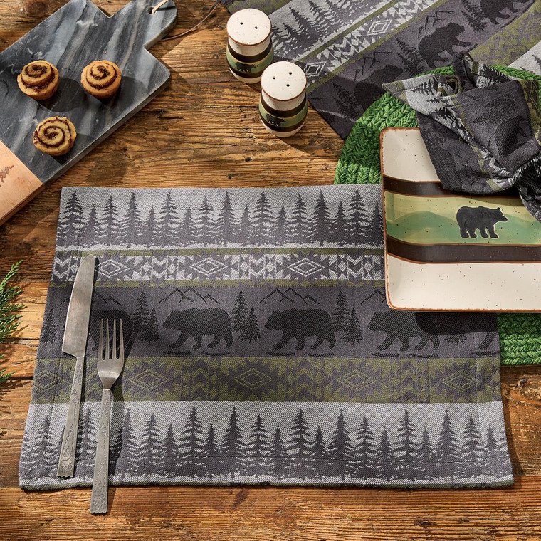 Green Mountain Bear Kitchen Textiles -