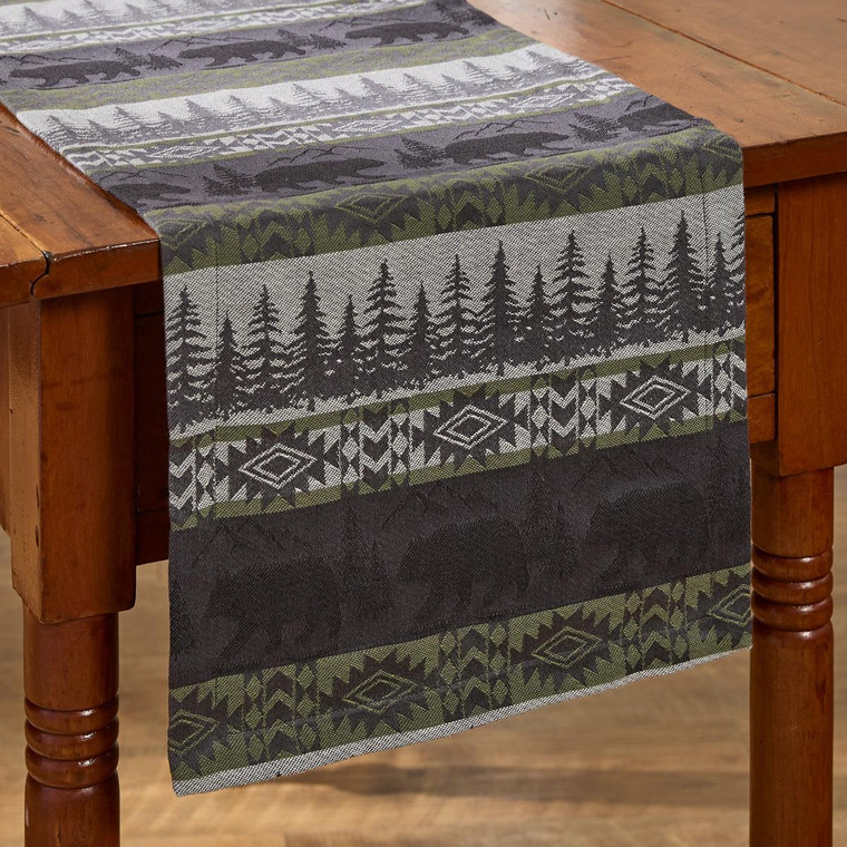Green Mountain Bear Table Runner - 762242055131