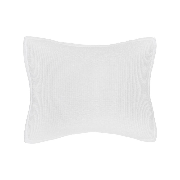 Bennett White Pillow Sham - 008246827955