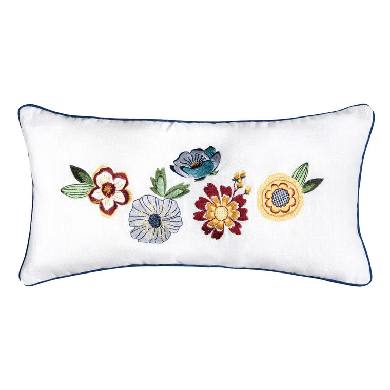 Calanthe Floral Decorative Pillow - 008246399506