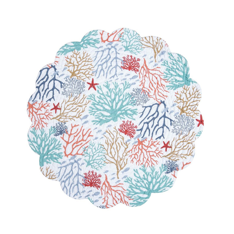 Coral Cove Round Placemat - 008246400929