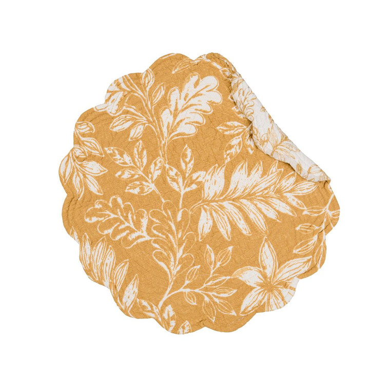 Everview Gold Round Placemat - 008246386124