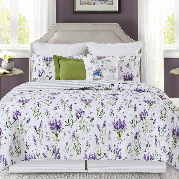 Lavender Fields Quilt Set - 008246716938