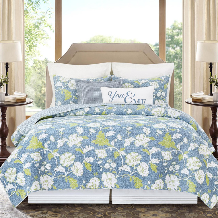 Primrose Scroll Quilt Set - 008246720232