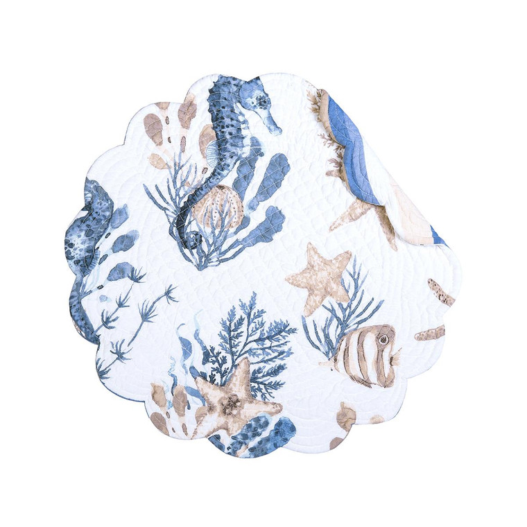 Seahorse Sands Round Placemat - 008246376187