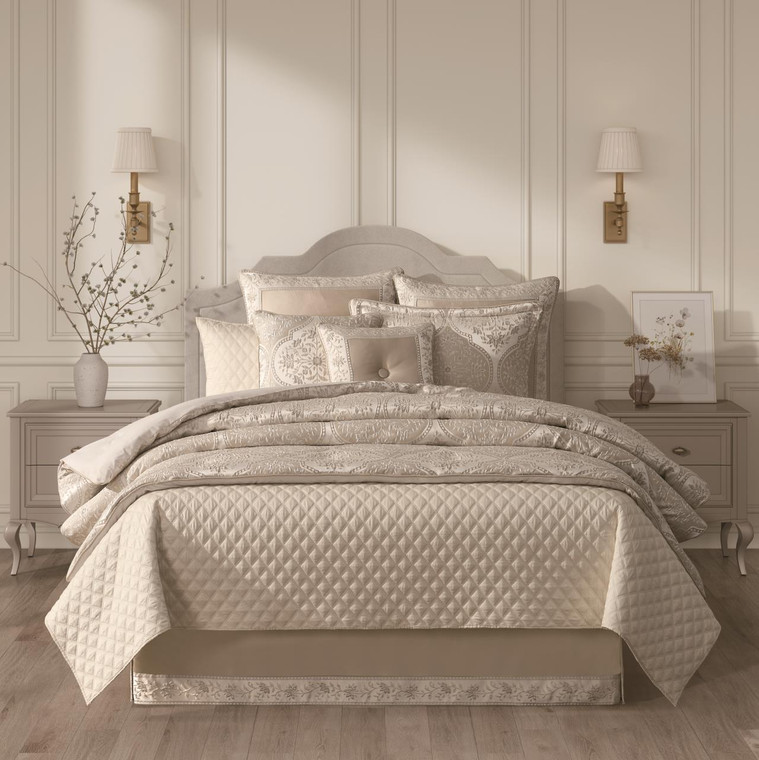 Viola Ivory Bedding Collection -