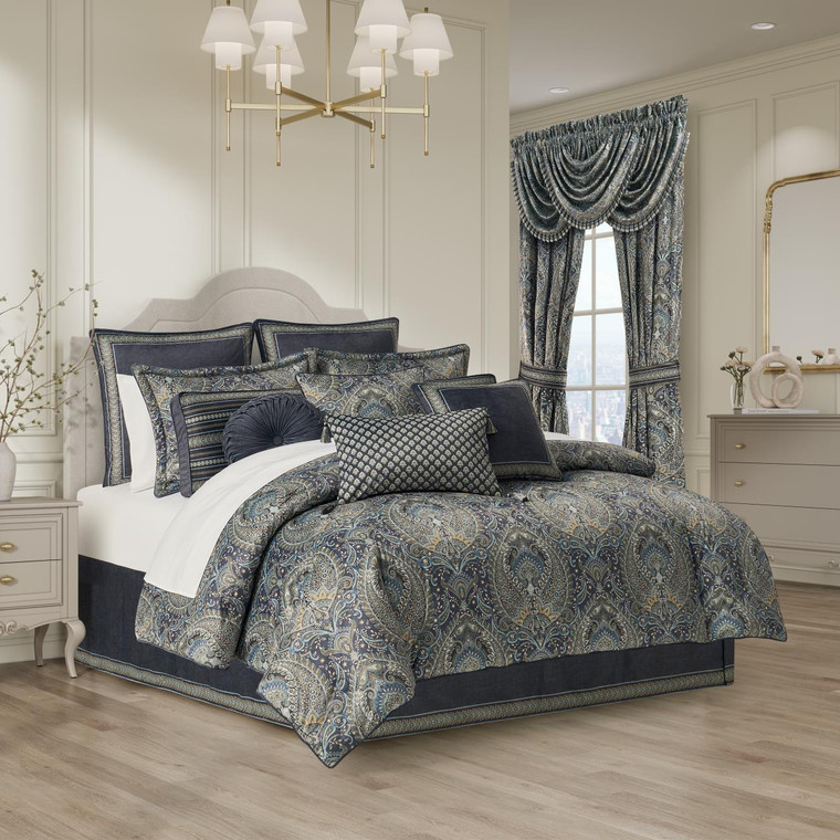 Destiny Blue Bedding Collection -