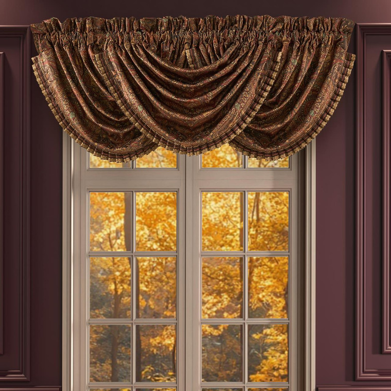 Destiny Chocolate Waterfall Valance - 193842168356