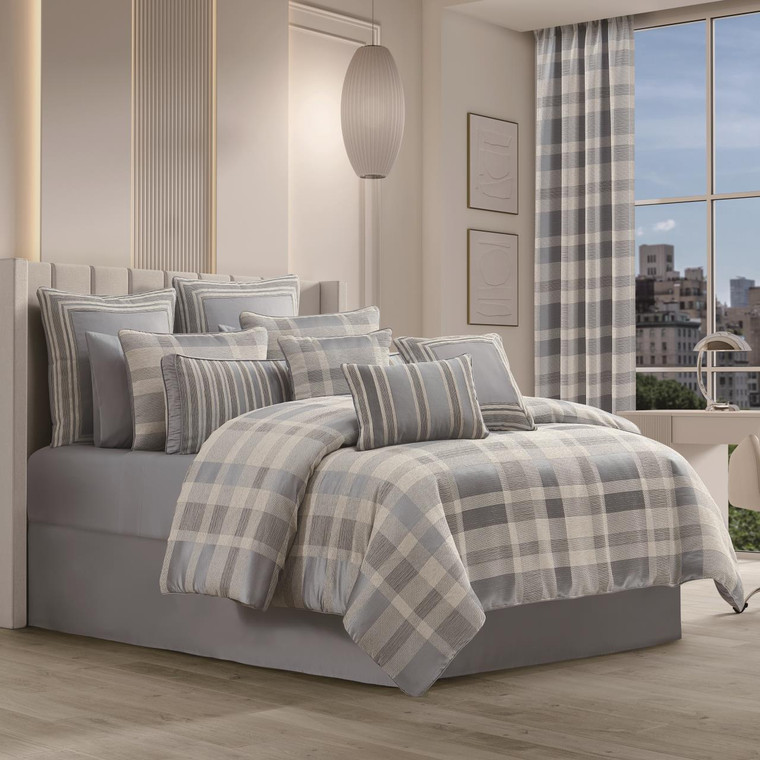 Rocco Blue Comforter Set - 193842168677