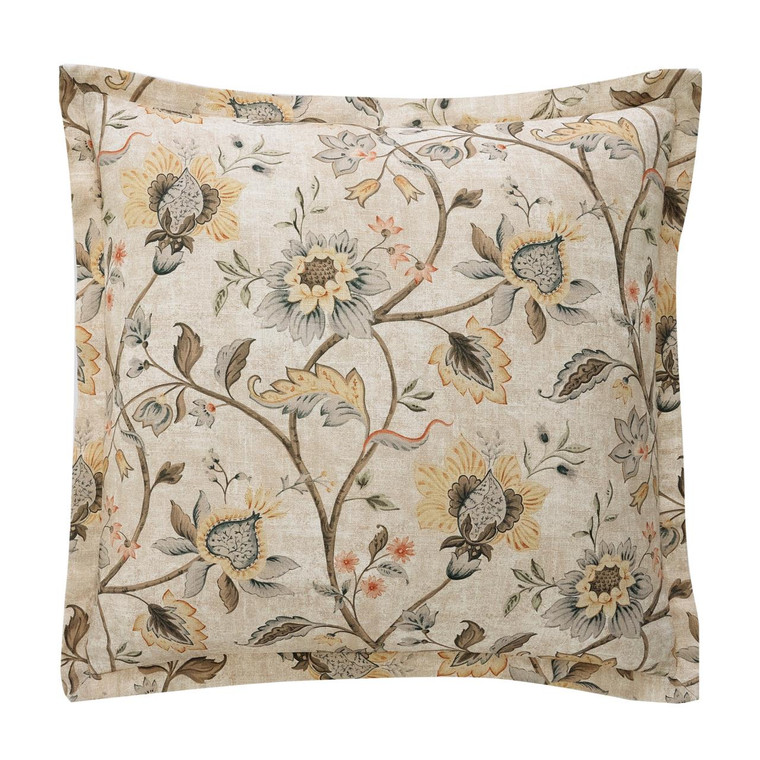 Penrose Washed Linen Flax Euro Sham - 840118836739