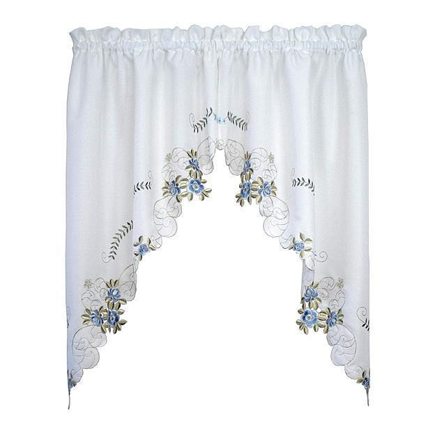 Verona Embroidered Swag Valance -