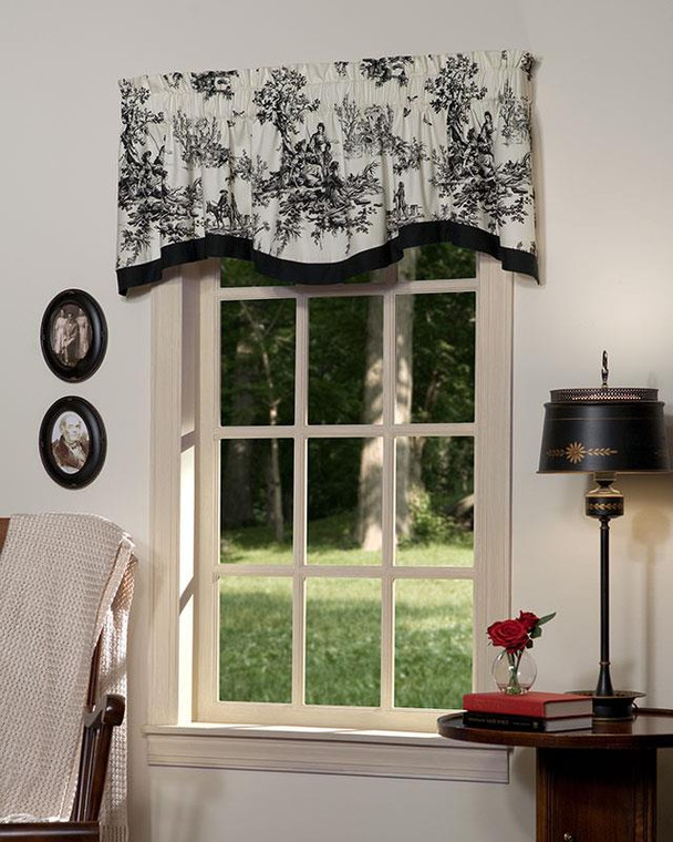 Bouvier Black Shaped Valance - 138641003590