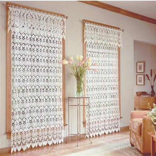 Medallion Macrame Curtain Panel - 748779066314