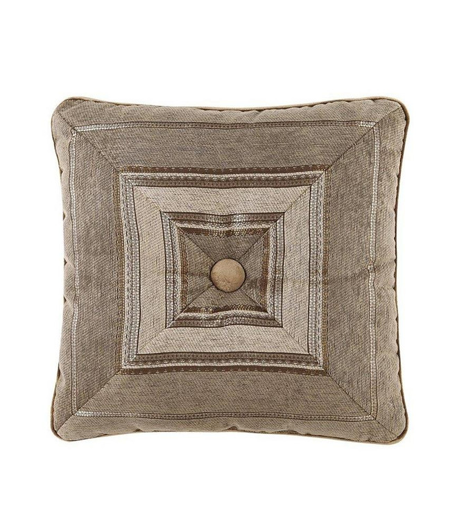 Bradshaw Natural Tufted Square Fashion Pillow - 846339046858