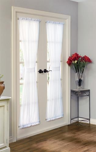 Rhapsody Lined Semi Sheer Door Panel - 069556 457690