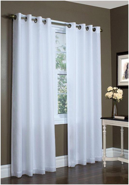 Rhapsody Lined Thermavoile Lined Grommet Curtain - 69556457478