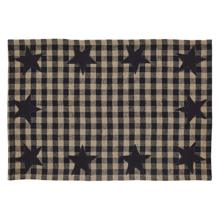Black Star Placemat Set - 840528146794