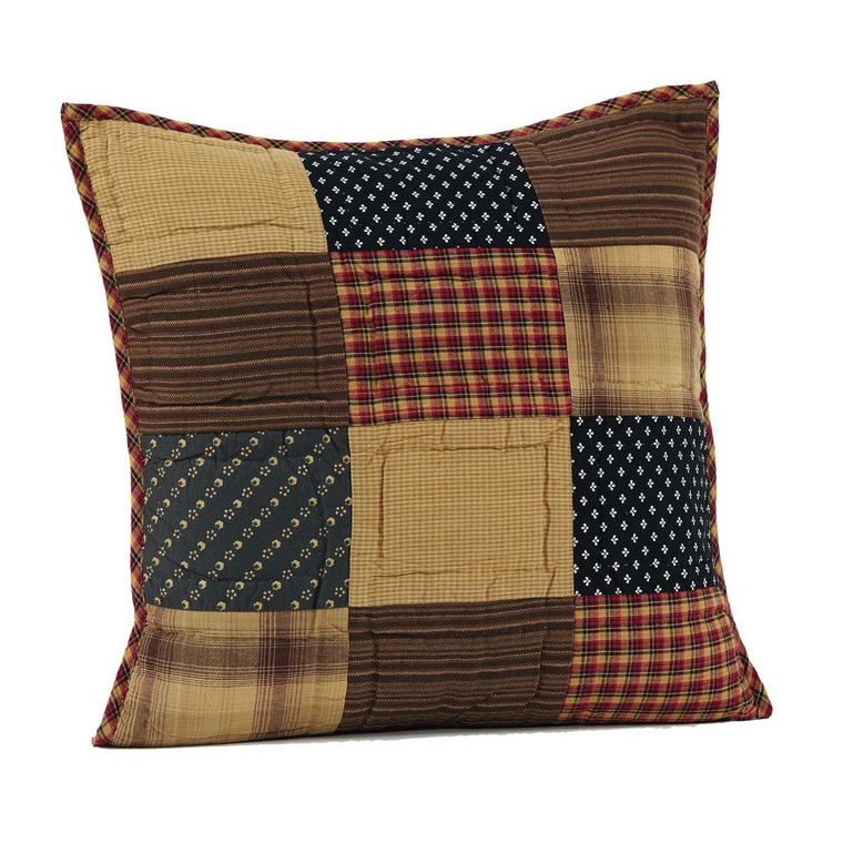 Patriotic Patch Quilted Pillow - 840528151156