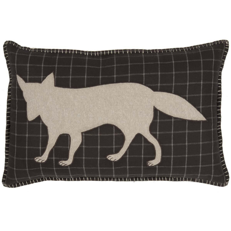 Wyatt Fox Applique Pillow - 840528162848
