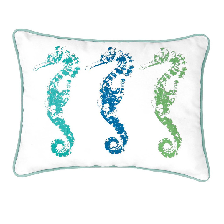 3 Seahorses Pillow - 008246509639